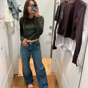 wide leg jeans